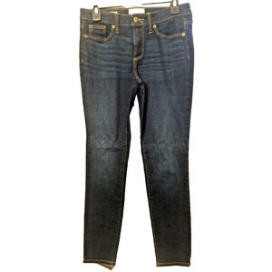 Universal Thread Dark Blue Worn Wash Mid Rise Skinny Jeans Regular Size 4/27